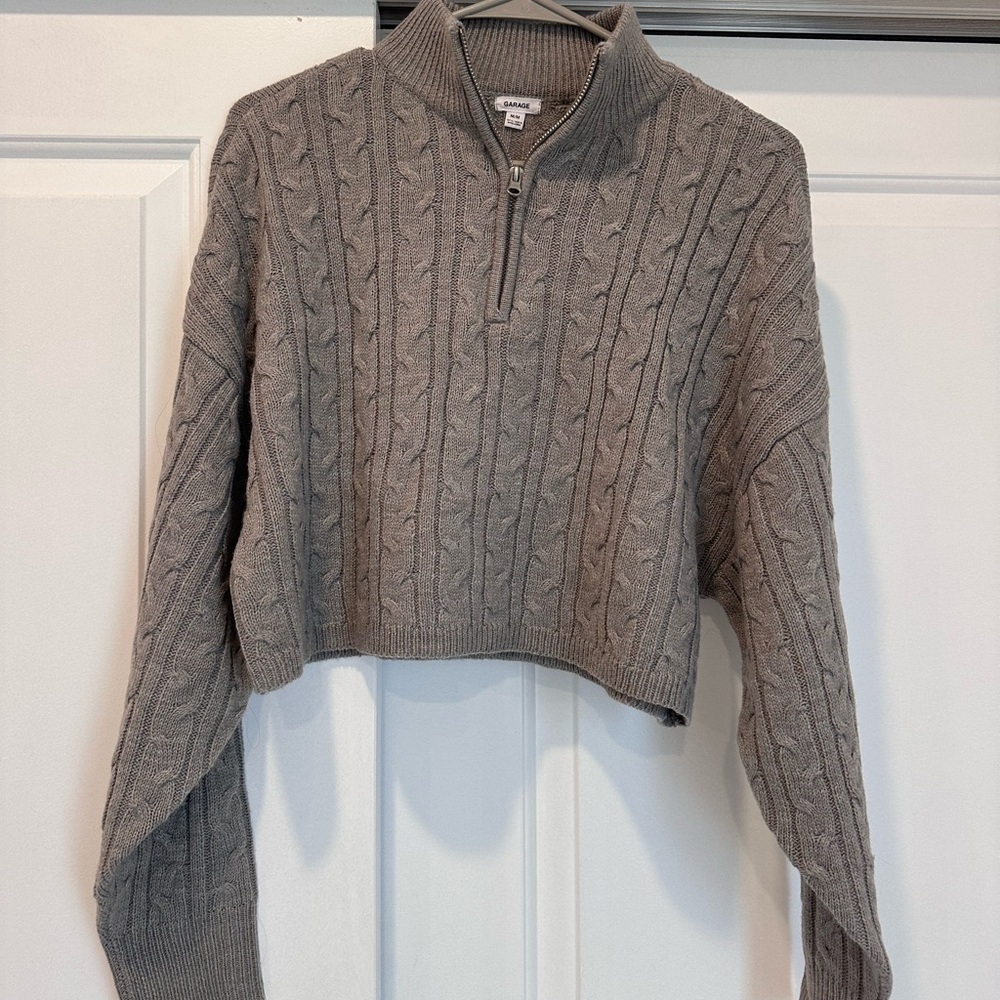 Garage Cropped Quarter Zip